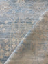Glynis Barber 8x10.3 Hand-Knotted Oushak Rug Aqua and Tan