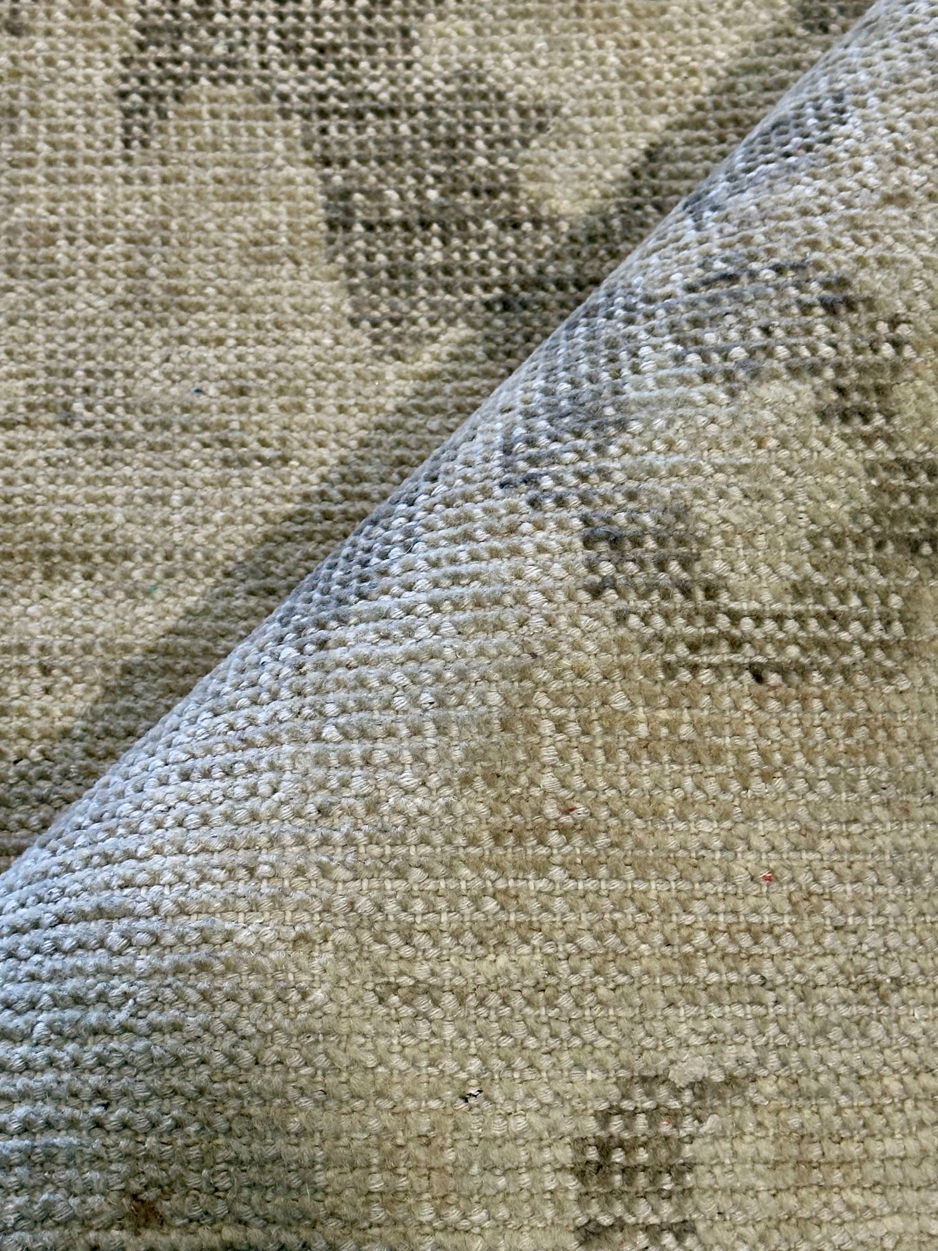 Missy 8x9.9 Hand-Knotted Grey & Beige Oushak