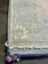 Ellen Thunder 5x8 Grey Hand-Knotted Oushak Rug
