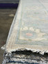 Ellen Thunder 5x8 Grey Hand-Knotted Oushak Rug