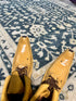 Fiona 8x10 Grey and Ivory Hand-Knotted Oushak Rug