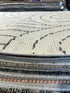 Ben Lester 4.6x6.6 Ivory Hand-Knotted Modern Style Rug