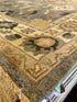 Marina Cicogna 9x12 Grey and Ivory Hand-Knotted Oushak Rug