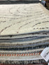 Ben Lester 4.6x6.6 Ivory Hand-Knotted Modern Style Rug