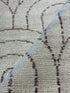 Ben Lester 4.6x6.6 Ivory Hand-Knotted Modern Style Rug