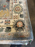 Marina Cicogna 9x12 Grey and Ivory Hand-Knotted Oushak Rug