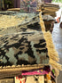 William Jiffy 5x7.9 Blue Hand-Knotted Modern Style Rug