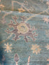 Megan Hutton 8.2x9.11 Blue Afghani Whitewashed Oushak