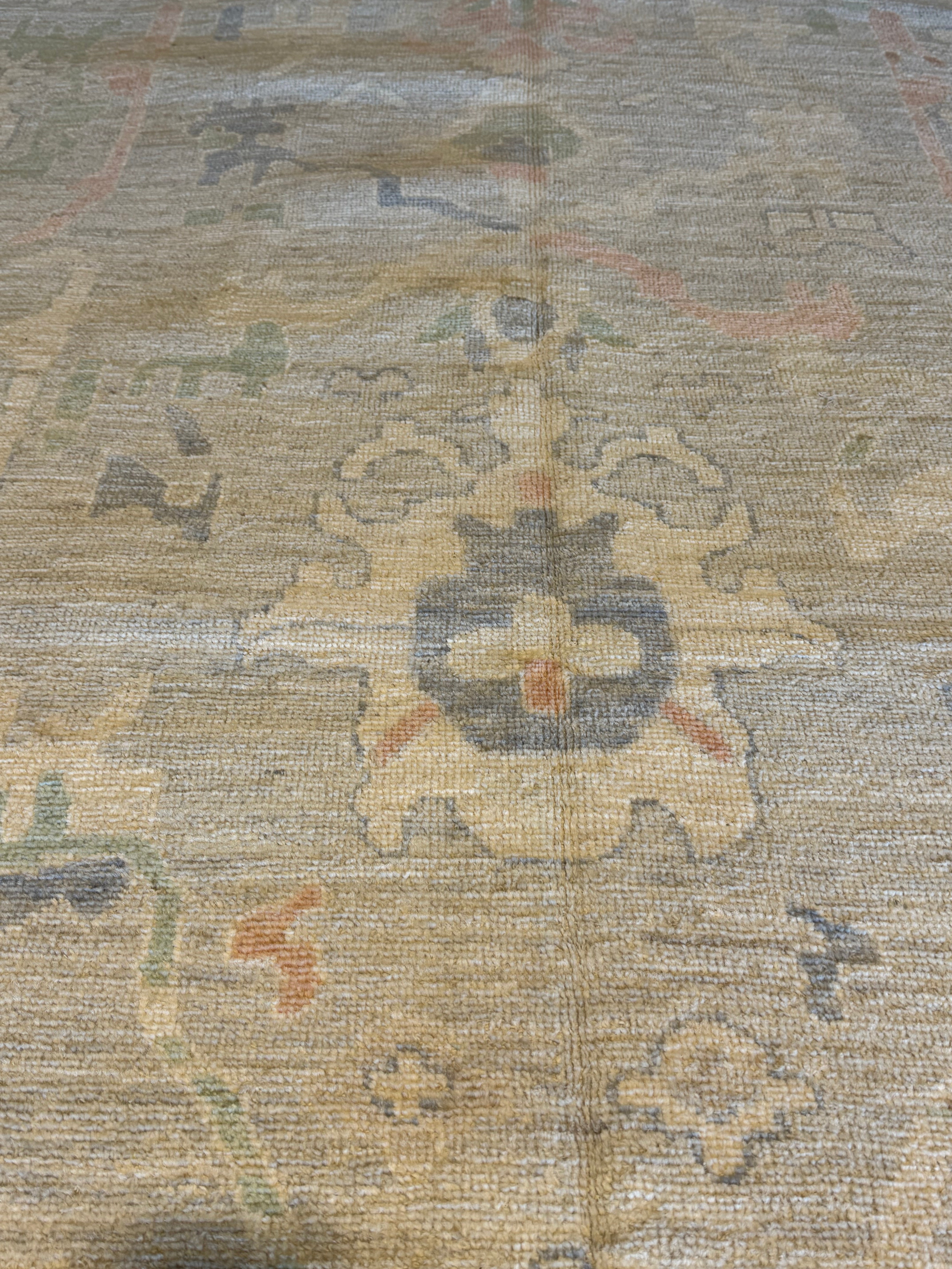 Monica Danús 8x10 Cream Afghani Whitewashed Oushak