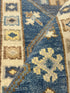 Ericka Kreutz 2.6x15.9 Blue Hand-Knotted Oushak Runner