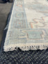 Sophie Lennon 2.6x9.9 Cream Hand-Knotted Oushak Runner