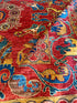 Rita Watson 8.1x9.8 Red Hand-Knotted Humna Rug