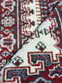 Jane Lynch 2.6x7.9 Red Hand-Knotted Heriz Style Runner