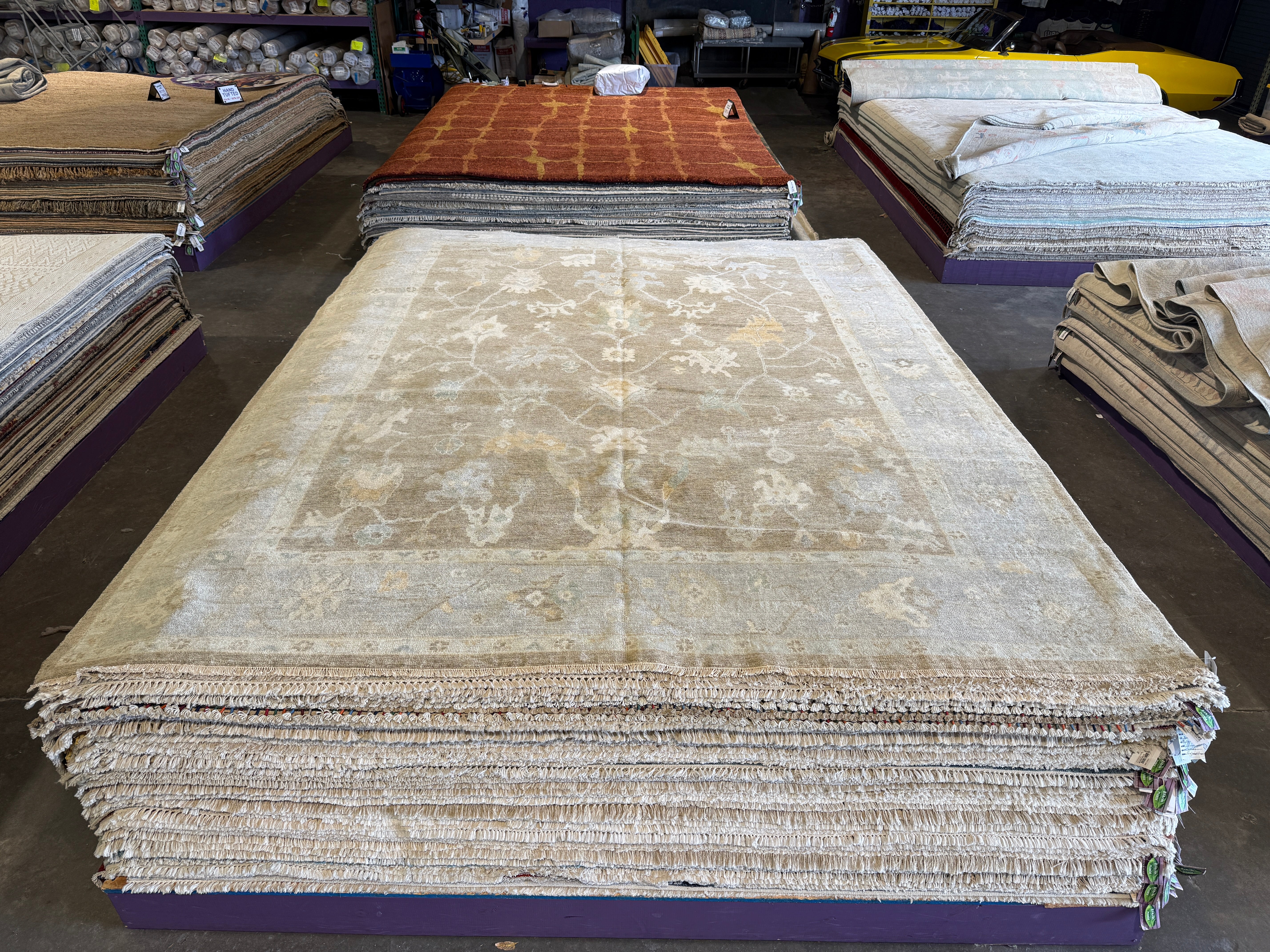 Kaitlyn Froth 9x12 Brown Hand-Knotted Oushak Rug