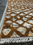 David E. Kelley Hand-Knotted Brown Modern Runner - Multiple Sizes