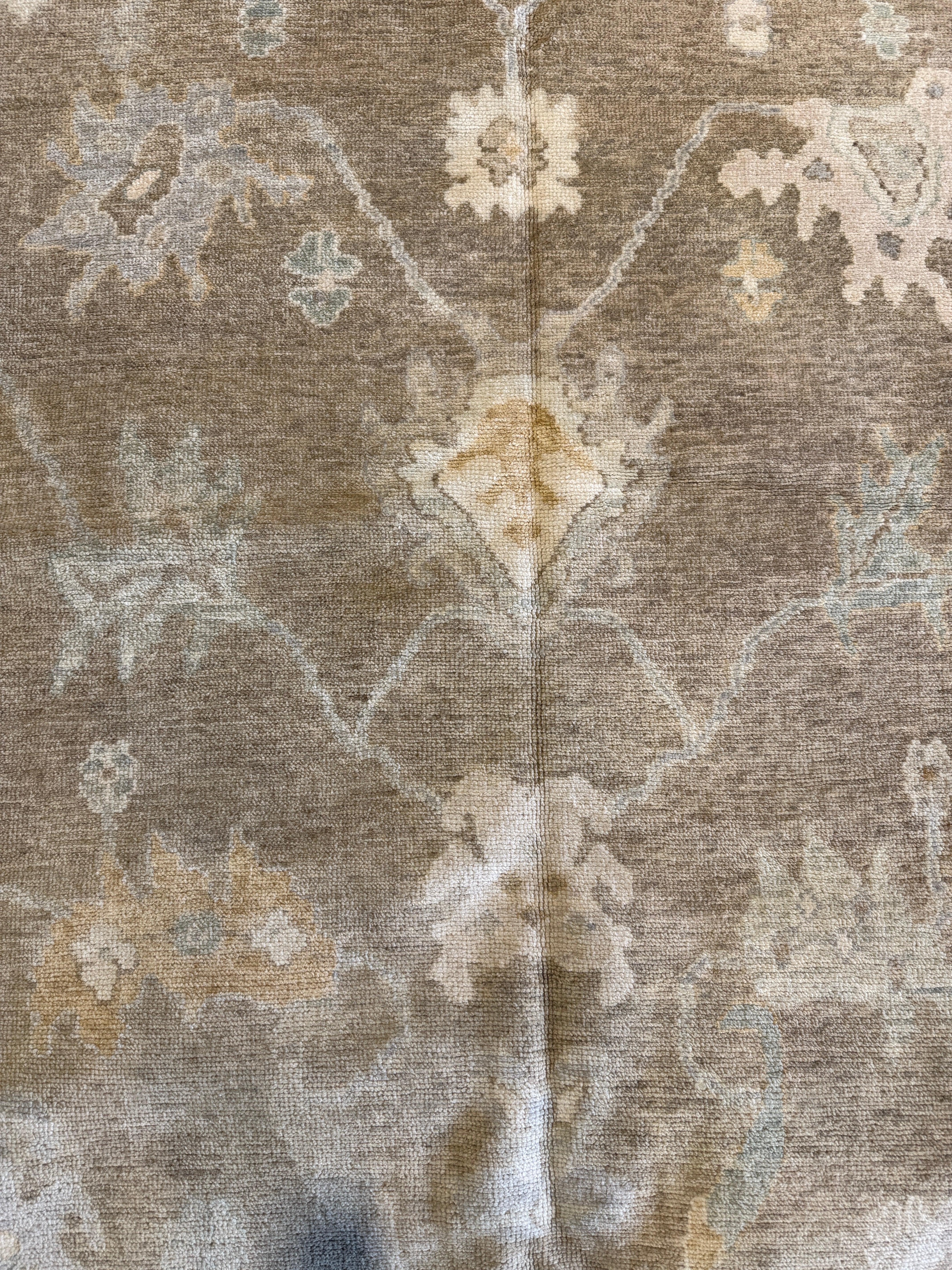 Kaitlyn Froth 9x12 Brown Hand-Knotted Oushak Rug