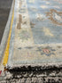 Caitlin McGee 2.6x12 Light Blue Hand-Knotted Oushak Runner