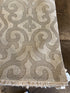 Dr. Greg 9x11.9 Grey High-Low Hand-Knotted Modern Rug