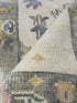 Brittany Freeth 2.6x12.3 Cream Hand-Knotted Oushak Runner