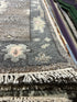 Mabel 2.6x12.3 Grey Hand-Knotted Oushak Runner