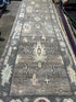 Mabel 2.6x12.3 Grey Hand-Knotted Oushak Runner