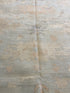 Ingrid Kersh 12.1x14.9 Cream and Blue Afghani Whitewashed Oushak