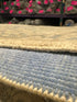 Miriam Maisel 2.6x13.9 Beige Hand-Knotted Oushak Runner