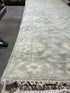 Kate Fodor 2.9x18.3 Grey Hand-Knotted Oushak Runner