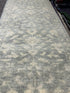 Kate Fodor 2.9x18.3 Grey Hand-Knotted Oushak Runner