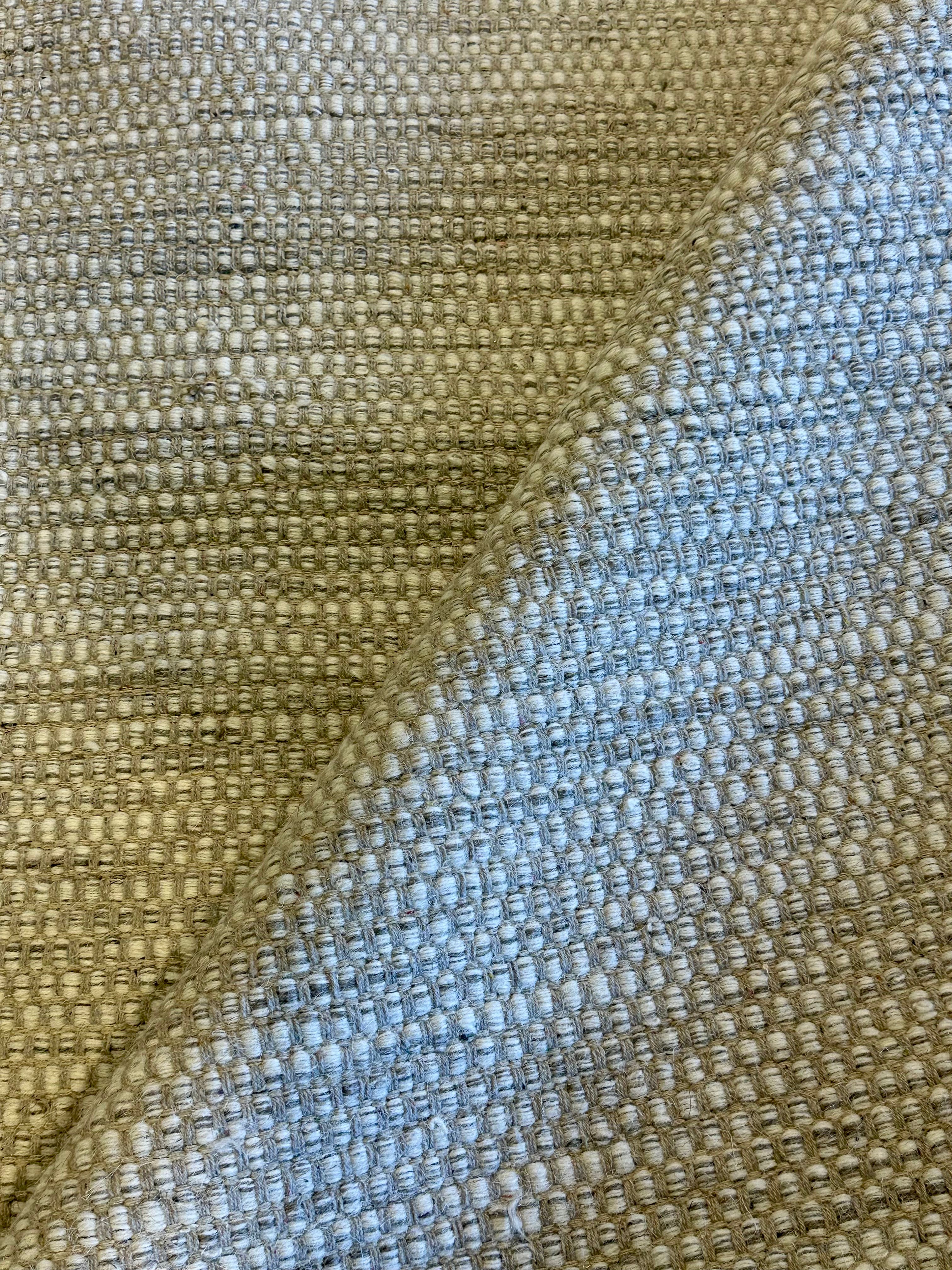 Leo Handwoven Natural Textured Durrie (Multiple Sizes)