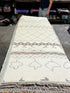 Noah Weissman 2.9x5.9 Cream Hand-Knotted Moroccan Style Runner