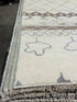 Noah Weissman 2.9x5.9 Cream Hand-Knotted Moroccan Style Runner