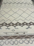 Noah Weissman 2.9x5.9 Cream Hand-Knotted Moroccan Style Runner