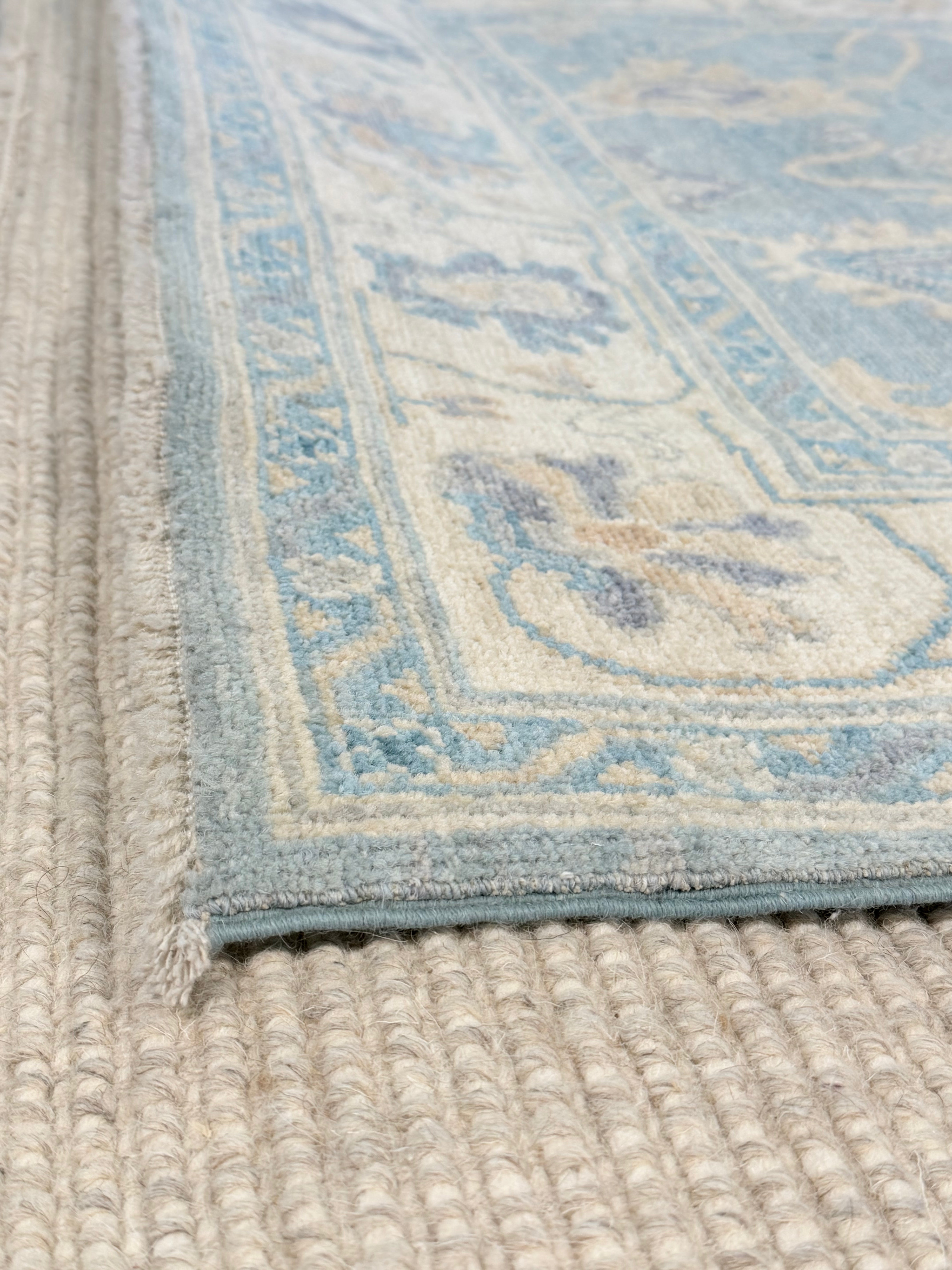 Anastasia Lubline 4x5.11 Blue Afghani Oushak