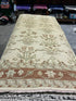 Penny Pann 3x9.6 Beige Hand-Knotted Oushak Runner