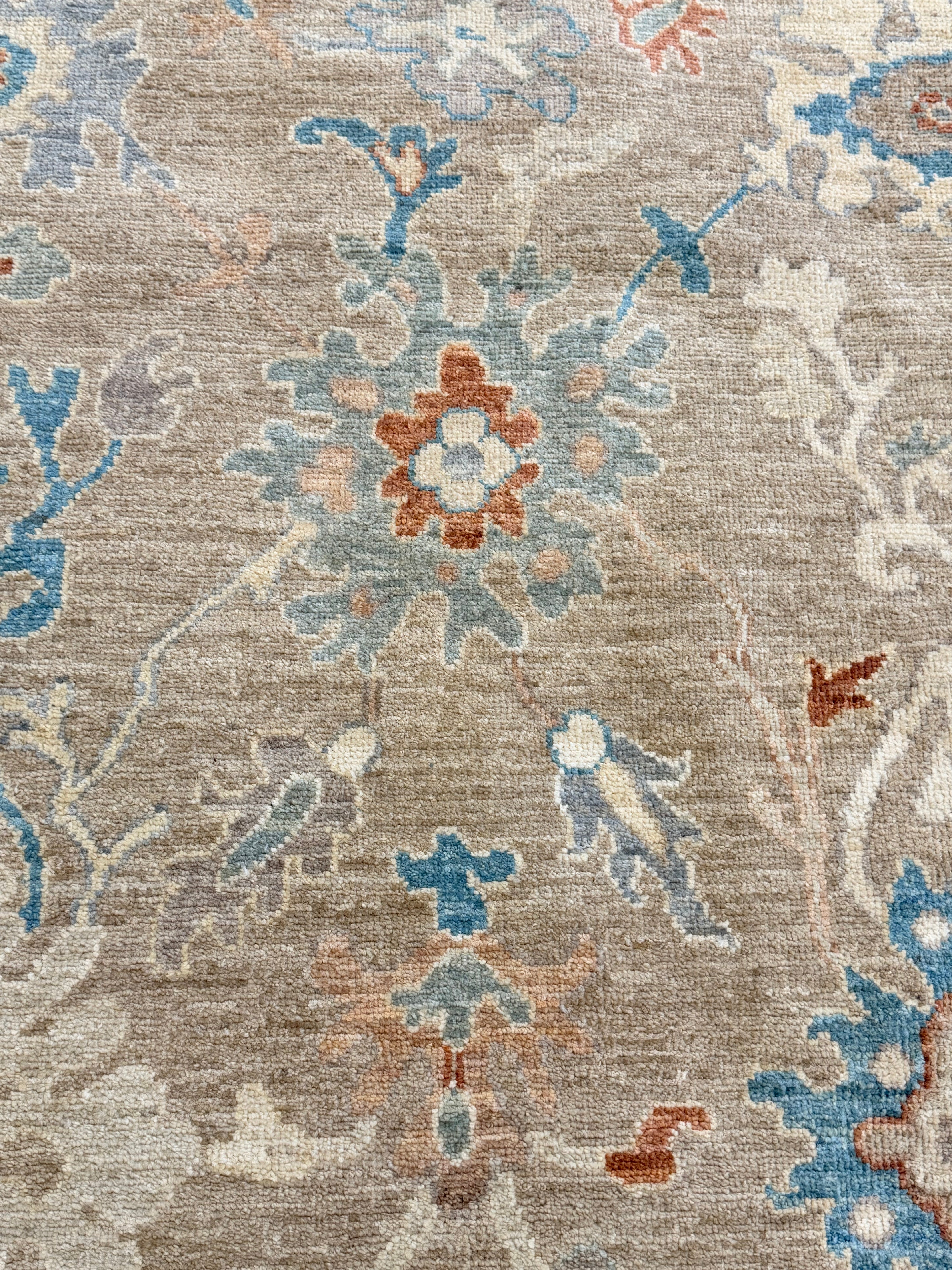 Hilary Seale 5.6x8.1 Brown Afghani Oushak