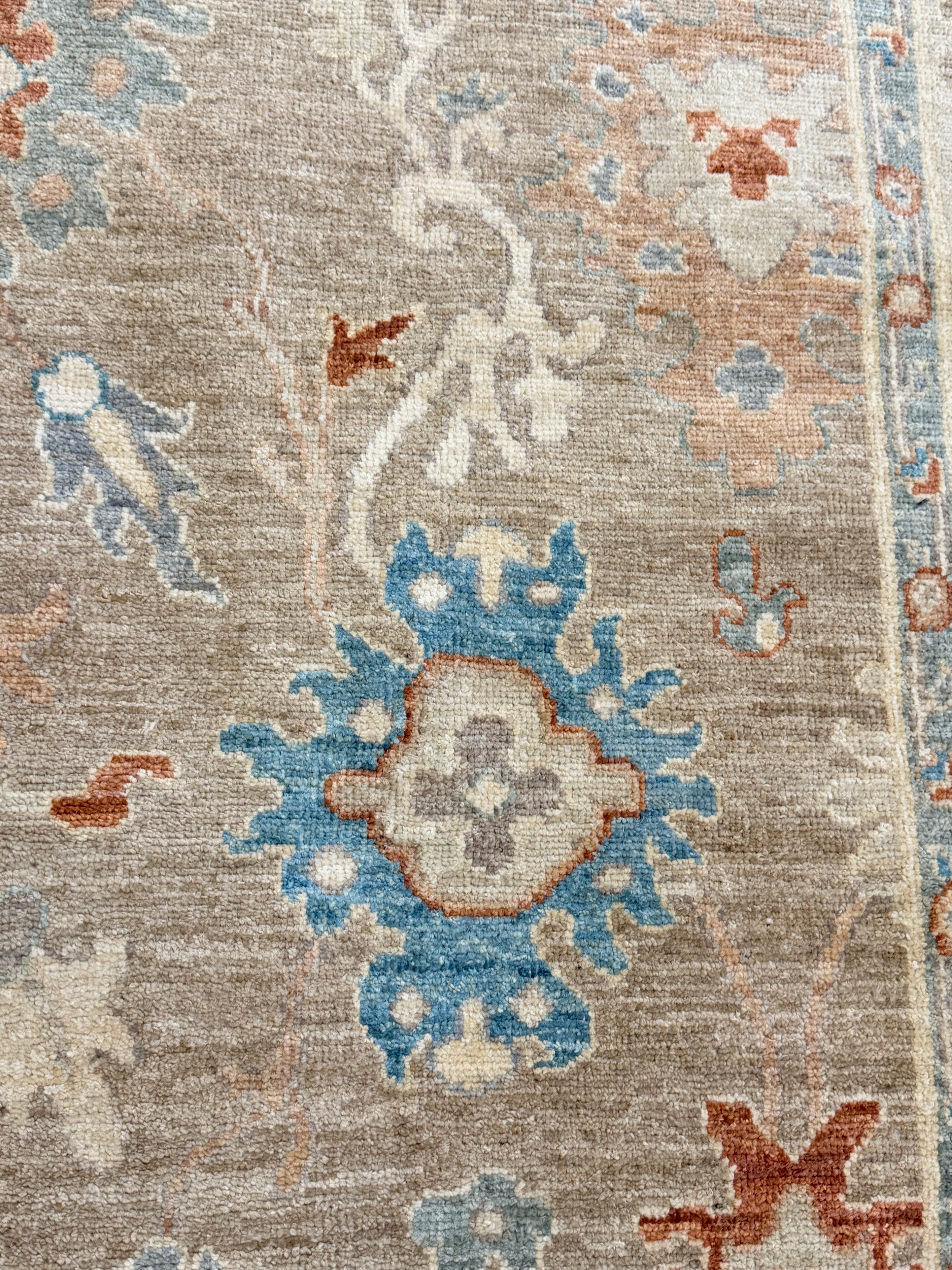 Hilary Seale 5.6x8.1 Brown Afghani Oushak