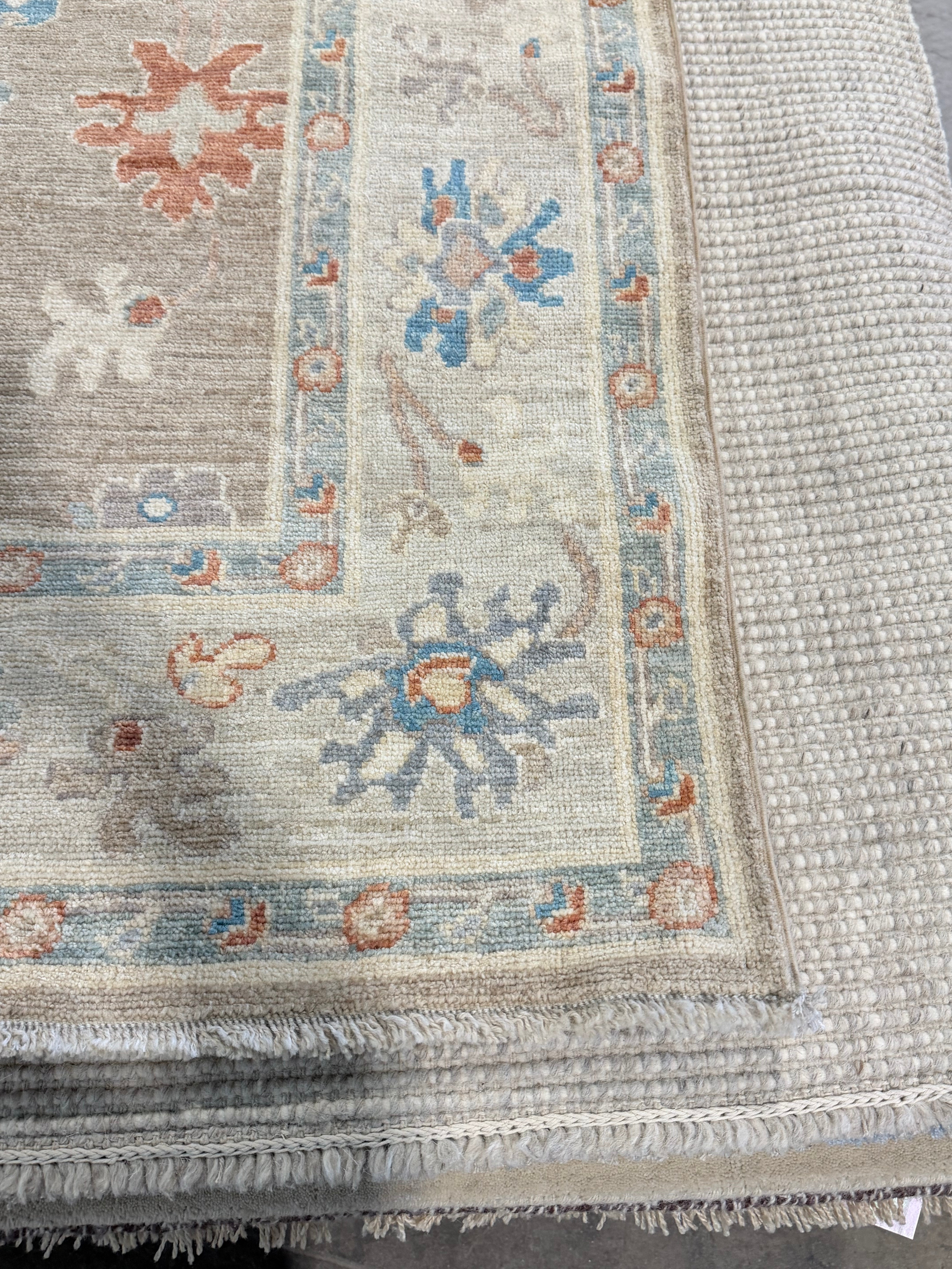 Hilary Seale 5.6x8.1 Brown Afghani Oushak