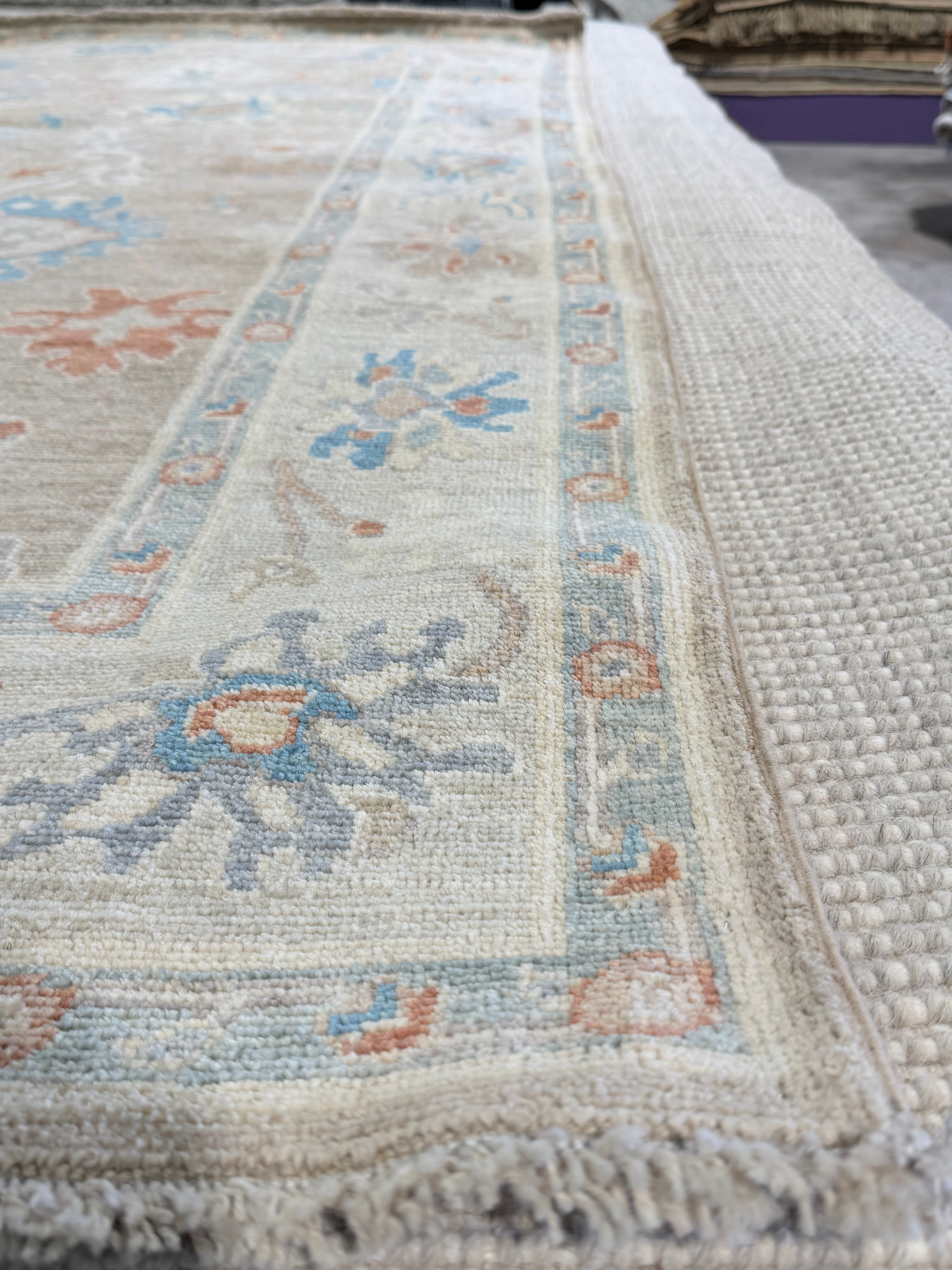 Hilary Seale 5.6x8.1 Brown Afghani Oushak