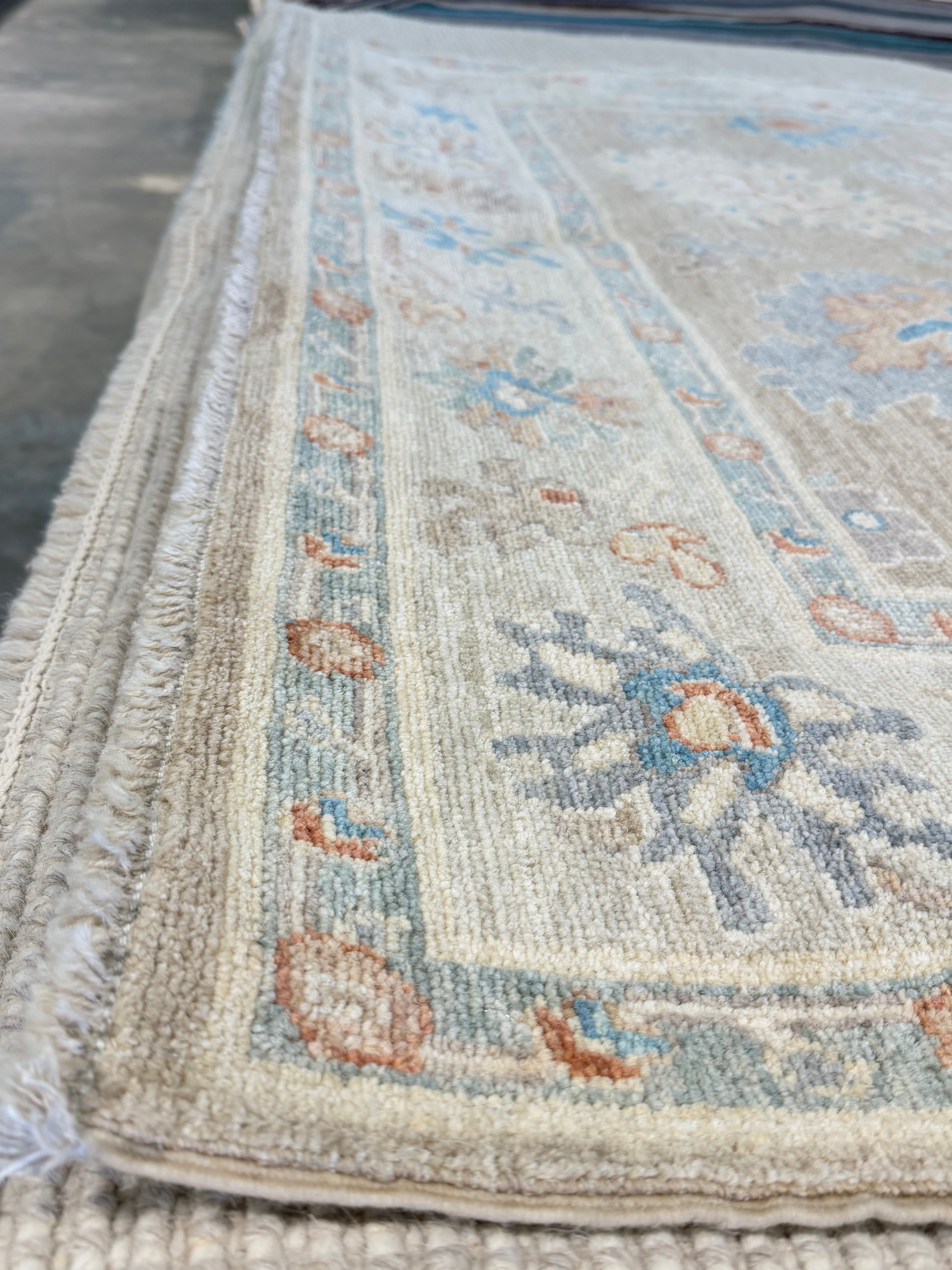 Hilary Seale 5.6x8.1 Brown Afghani Oushak