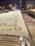 Linette McCown 4x6 Light Blue Hand-Knotted Oushak Rug