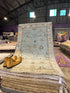Linette McCown 4x6 Light Blue Hand-Knotted Oushak Rug