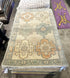 Libby Cuenin 4x6 Grey Hand-Knotted Oushak Rug