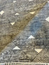 Joachim 10x14 Hand-Knotted Grey & Ivory Modern