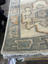 Libby Cuenin 4x6 Grey Hand-Knotted Oushak Rug