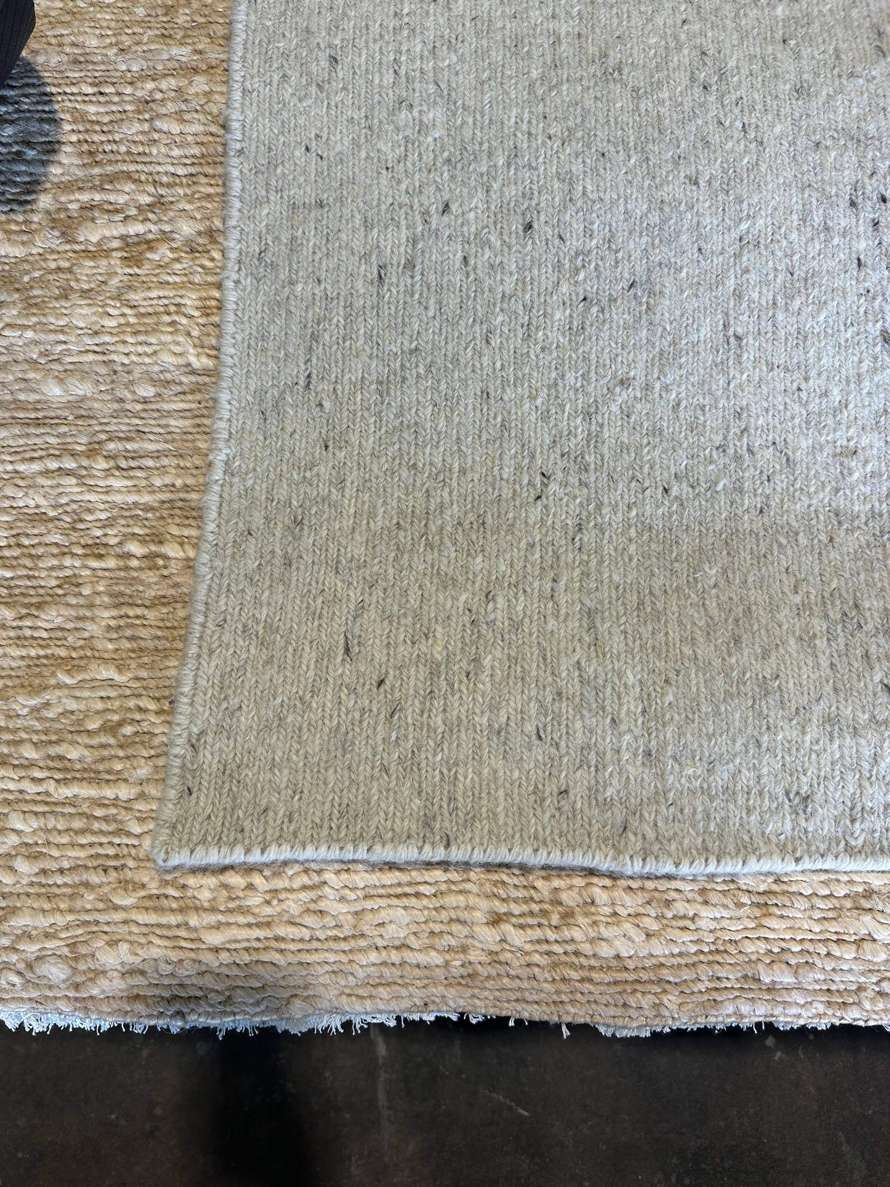 Jourdan Epstein 3x13.9 Cream Hand-Knotted Modern Style Runner