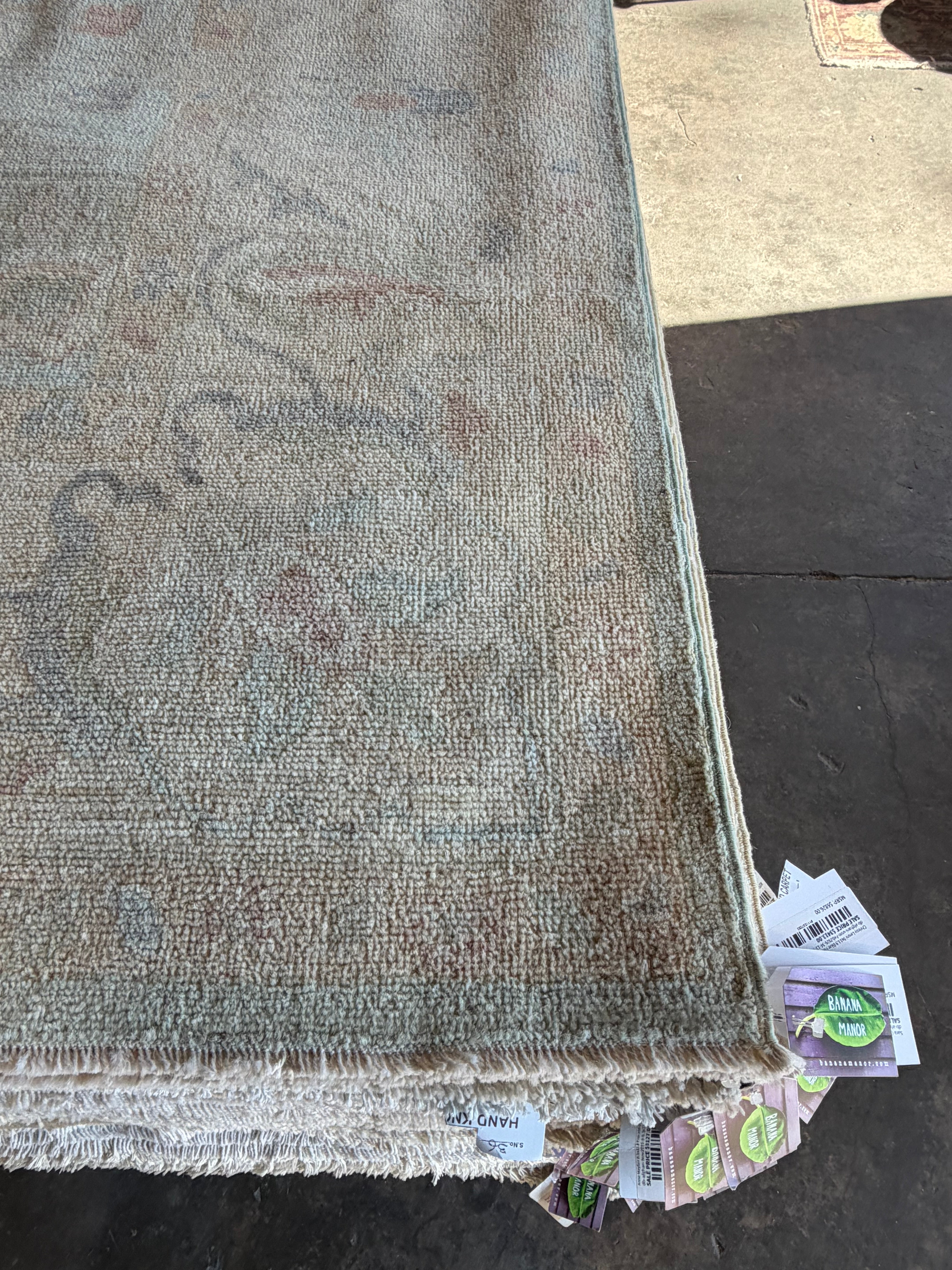 Kylie Schuelke 9.2x11.10 Blue Afghani Whitewashed Oushak