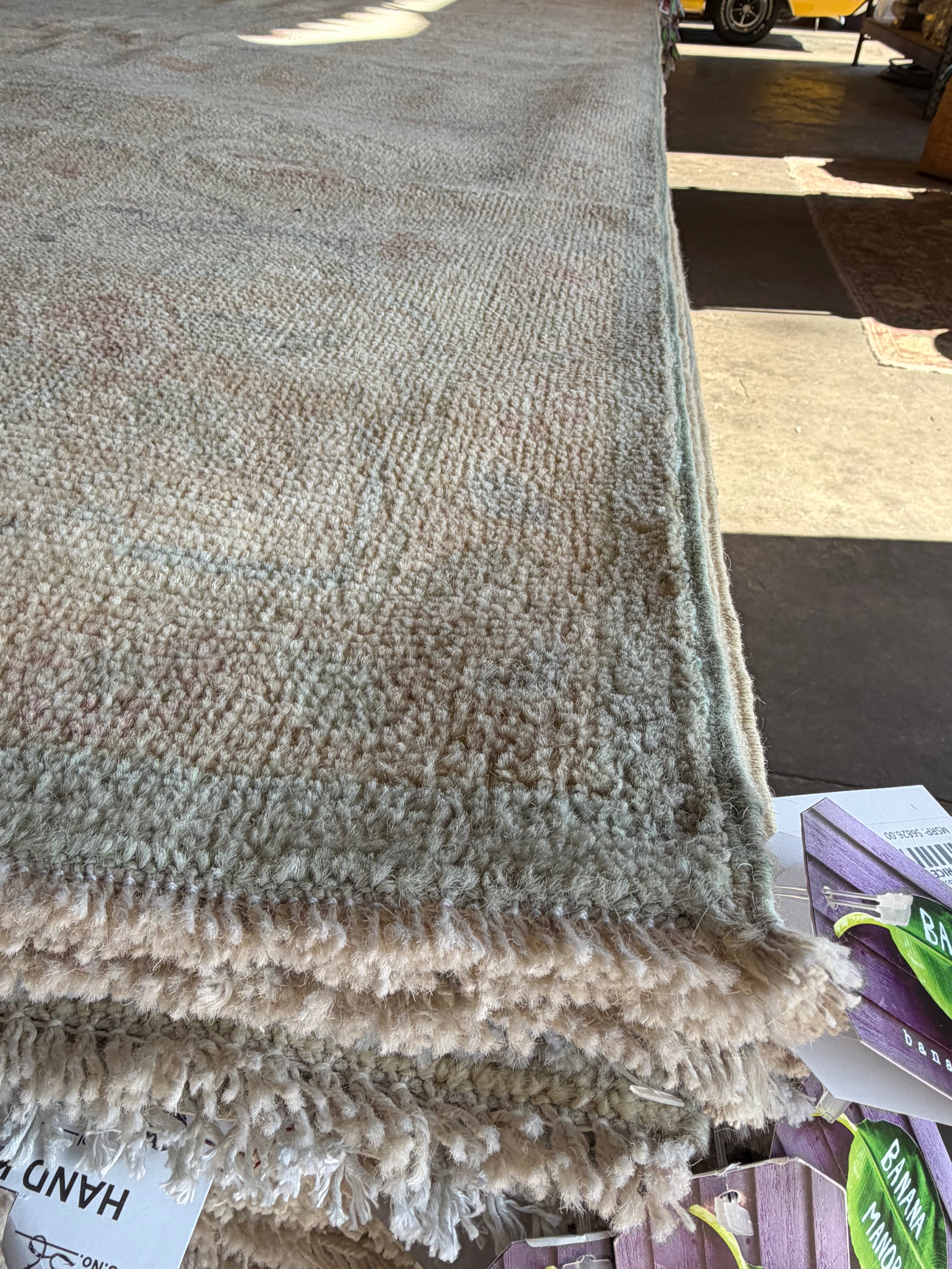 Kylie Schuelke 9.2x11.10 Blue Afghani Whitewashed Oushak