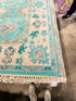 Tari Segal 4x6 Light Blue Hand-Knotted Oushak Rug
