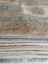 Meg Fink 8.10x11.11 Pink Afghani Whitewashed Oushak